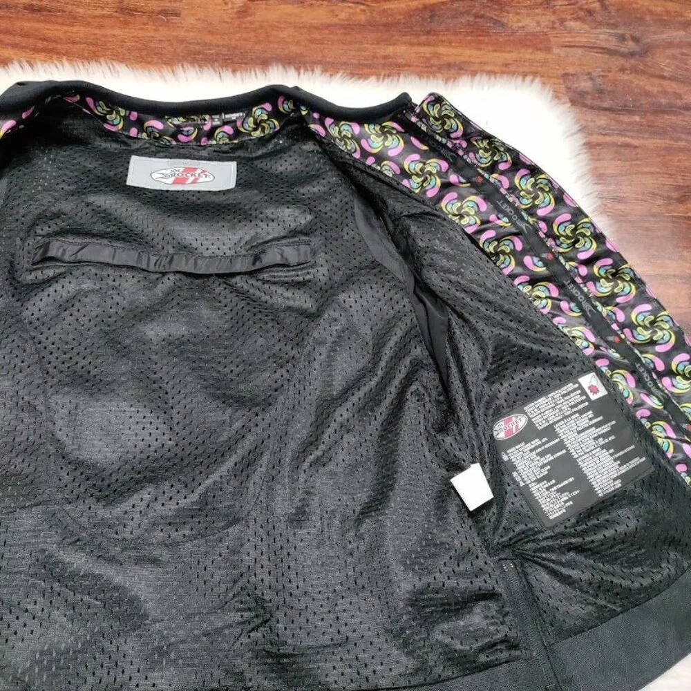 NWT Joe Rocket Black Paisley Accent Zippered Pockets Riding Vest Women's Size M - Picture 8 of 14